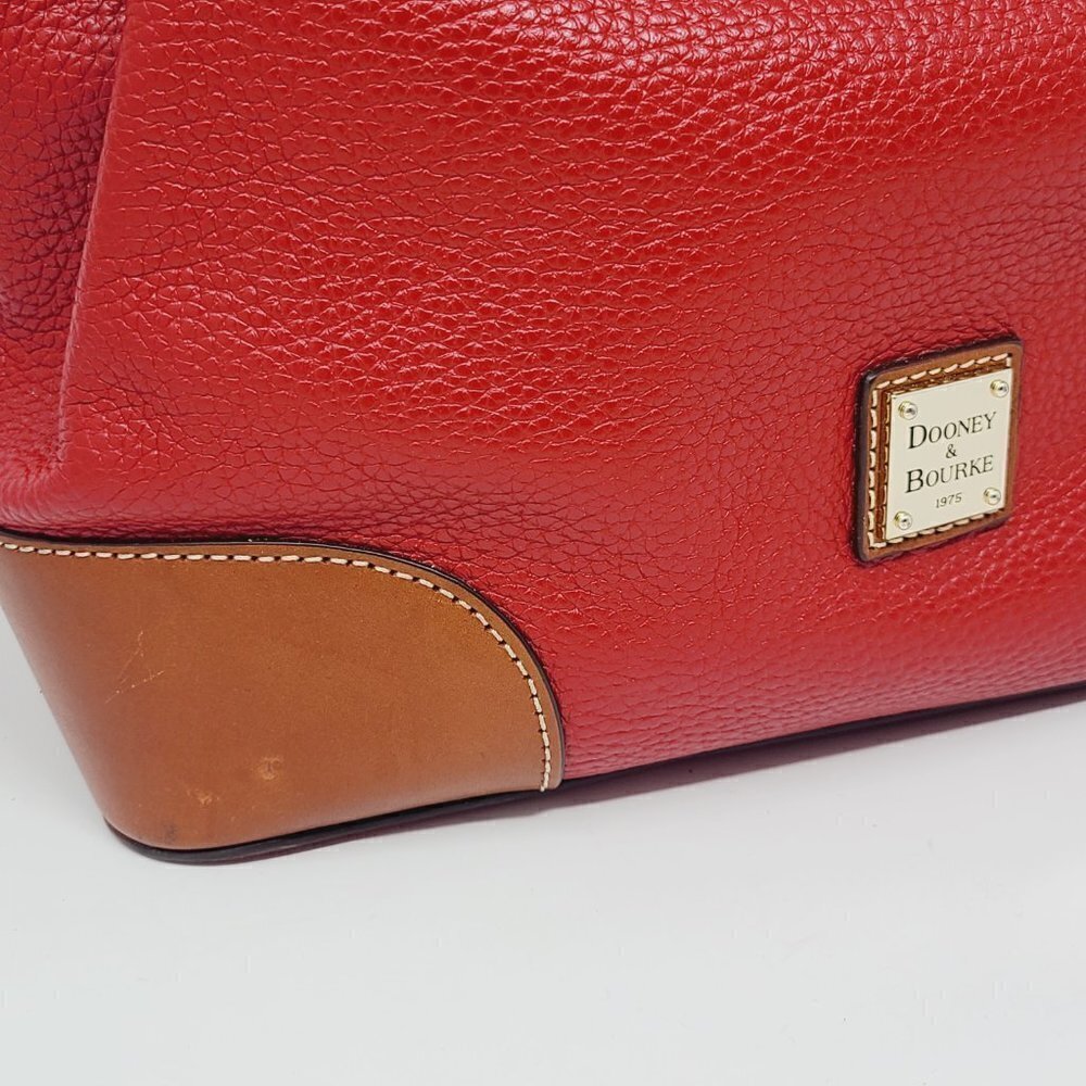 Dooney & Bourke | Women's Vintage Red Pebble Grain Brenna Bag (One Size) - Picture 2 of 16